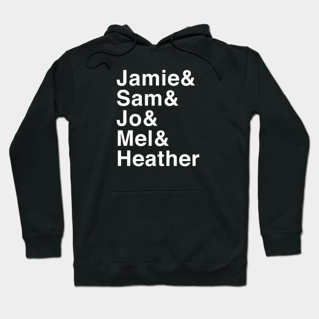 The Flame Names Hoodie by Lez Hang Out 